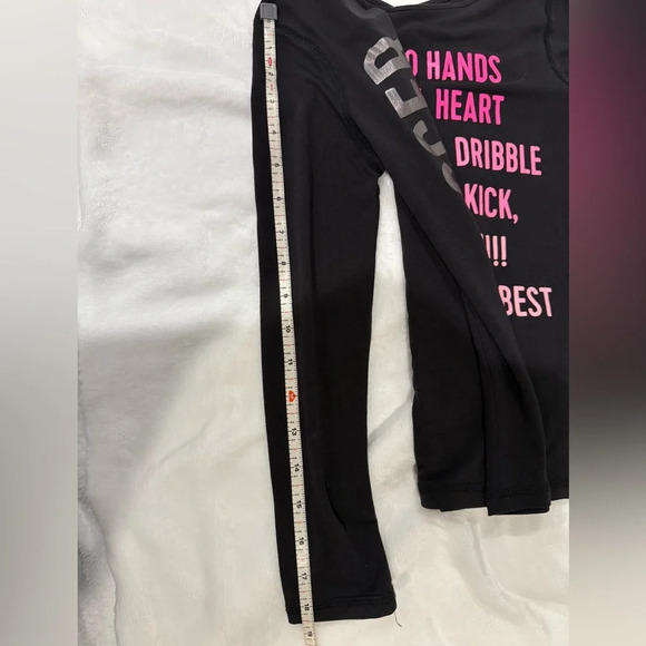 3/$20 Place It Sport Girls’ Soccer Graphic L/S Top Black M 7/8 Activewear - Picture 9 of 11